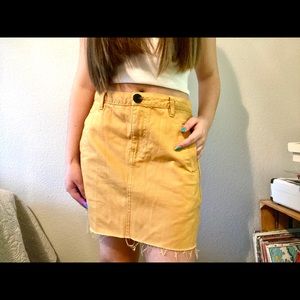 Burnt Orange Pacsun Skirt